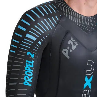 2XU P:2 Propel Wetsuit-Black/Aloha-L