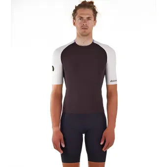 Santini Terranova Pelle Unisex Jersey-Dark Brown
