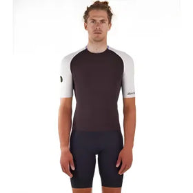 Santini Terranova Pelle Unisex Jersey-Dark Brown