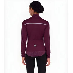 Santini Ready To Ride Unisex Wind Jacket-Burgundy