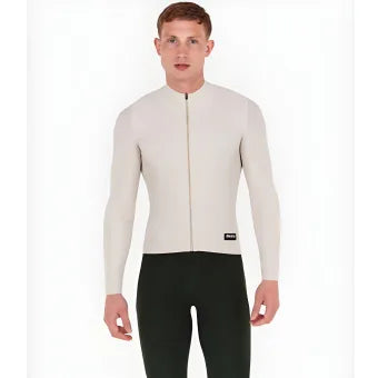 Santini Ready To Ride Unisex Long Sleeve Jersey-Cappuccino