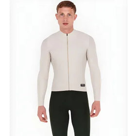 Santini Ready To Ride Unisex Long Sleeve Jersey-Cappuccino