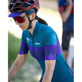 Santini Wmn Eroica Opera Jersey-Teal