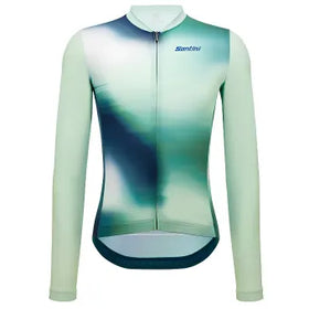 Santini Ombra Eco Sleek Long Sleeve Unisex Jersey-Green