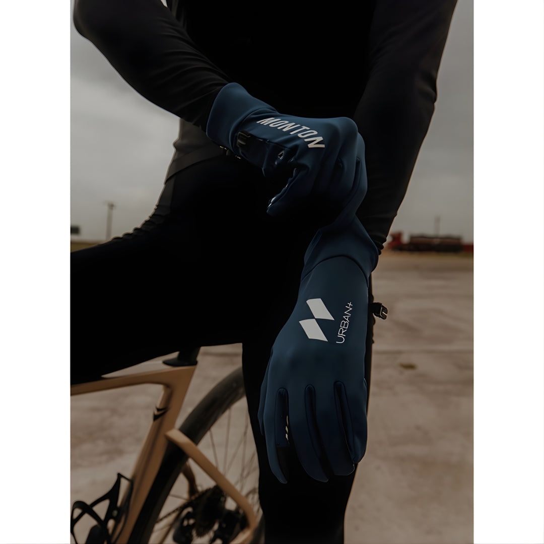 Monton Majin Winter Long Gloves-Black