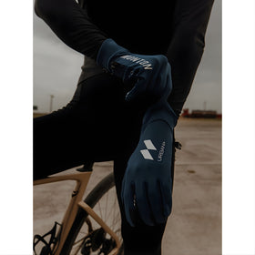 Monton Majin Winter Long Gloves-Black