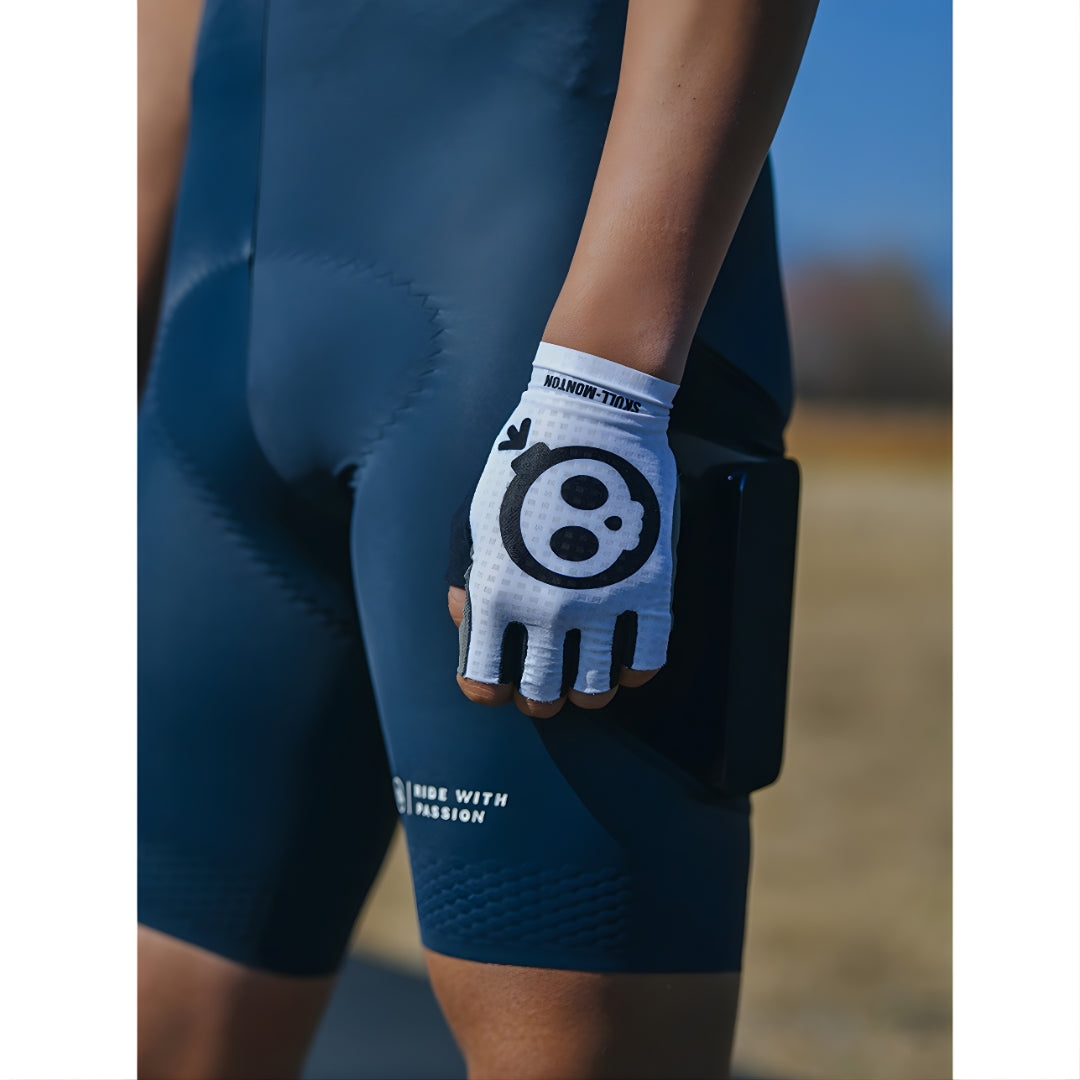 Skull Monton SKMT Gloves-White