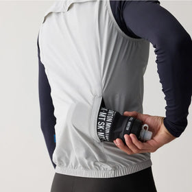 Monton Wind Hunter Windproof Vest-Grey