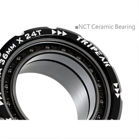 Tripeak Jetstream Pro BSA 3-in-1 Threaded Bottom Bracket Ceramic Shimano/SRAM/Rotor (Road-68mm)