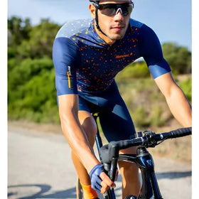 Santini Delta Pietra Jersey-Nautica Blue