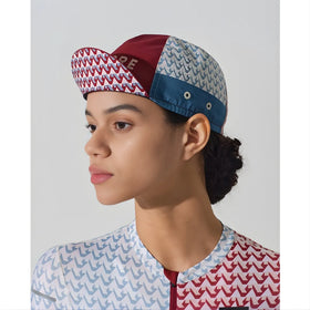 Valore V-Motiva Cycling Cap-Red/Sky