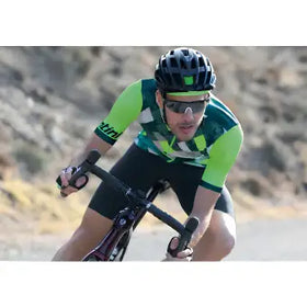 Santini Ironman VIS Jersey-Fluo Green