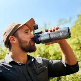Membrane Solution Water Filter Bottle C3 UF+ACF-Black