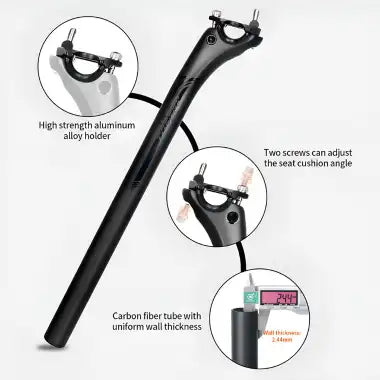 TOSEEK High Modulus Carbon bicycle Seatpost