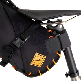 Restrap Saddle Bag-Black/Orange (8 Litres)