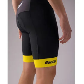 Santini Tour De France GC Leader Pro Bibshorts-Black/Yellow