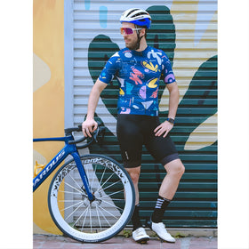 Monton Lifestyle Paint Shape Jersey-Blue