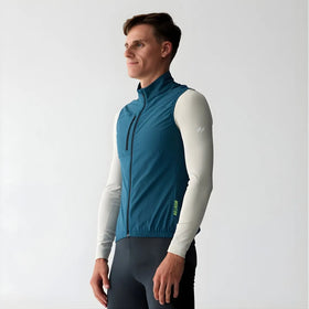 Monton Wind Hunter Windproof Vest-Nile Blue