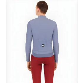 Santini Ready To Ride Unisex Long Sleeve Jersey-Light Blue