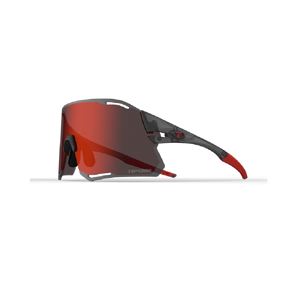 Tifosi Rail Race Satin Vapor Clarion Red/Clear