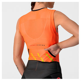 FREE SANREMO W SUIT SLEEVELESS-CORAL FLASH