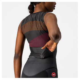FREE SANREMO W SUIT SLEEVELESS-MULTICOLOR/BLACK