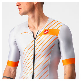 FREE SPEED 2 RACE TOP-SILVER GRAY/BRILLIANT ORANGE