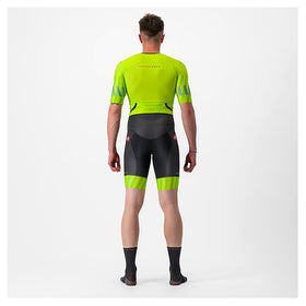 FREE SANREMO 2 SUIT SHORT SLEEVE-ELECTRIC LIME/NIAGARA BLUE