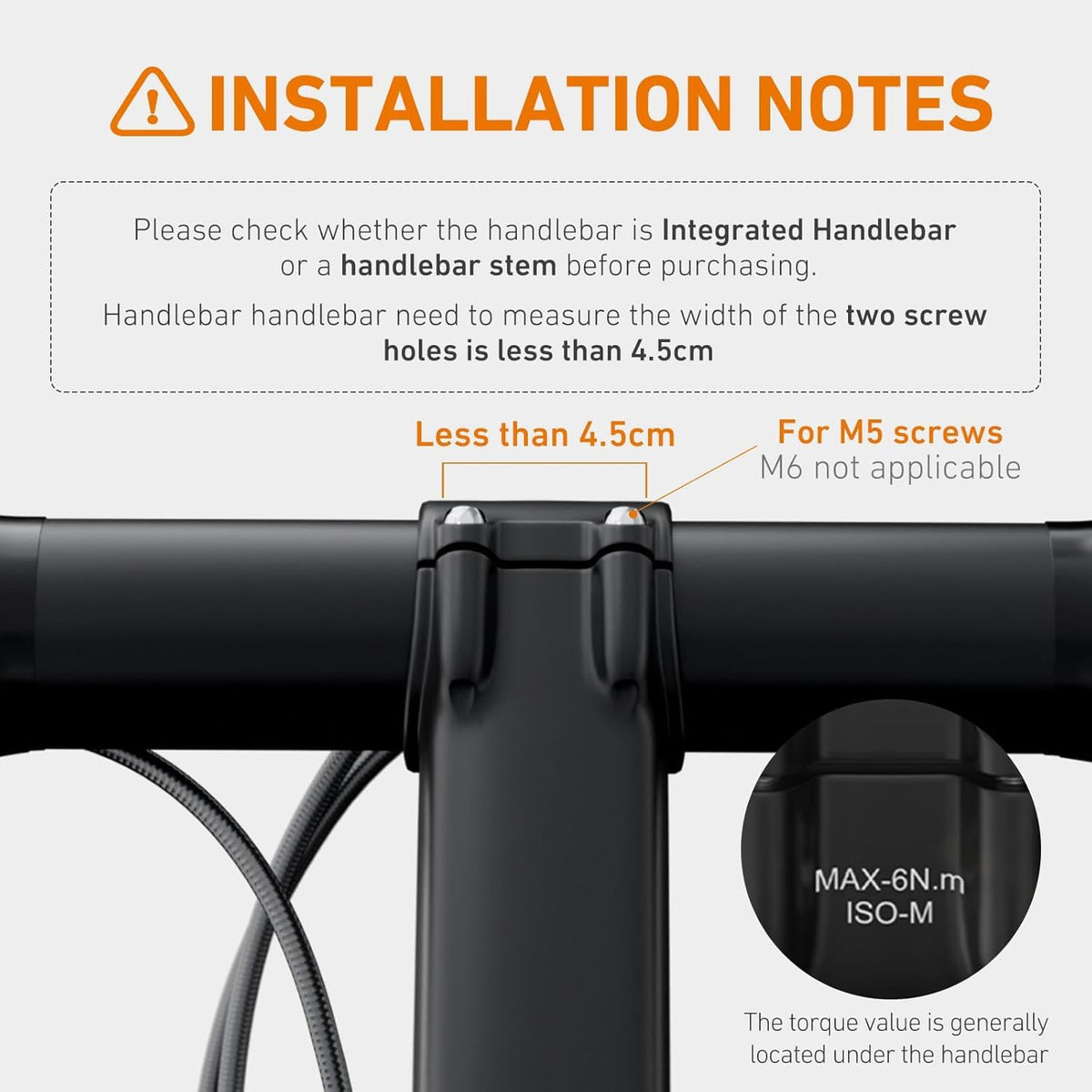 S16 Out Front Mount for Bicycle Computer Handlebar Extension Holder