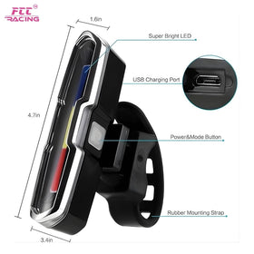 Bicycle Police Mode Tail Light