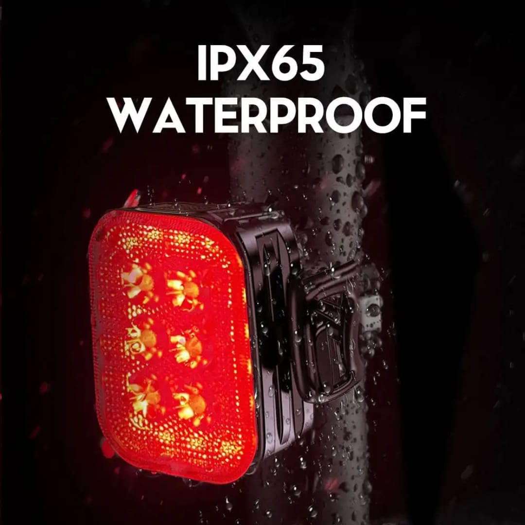 Q5 USB Rechargeable Bicycle Front & Back Light Combo