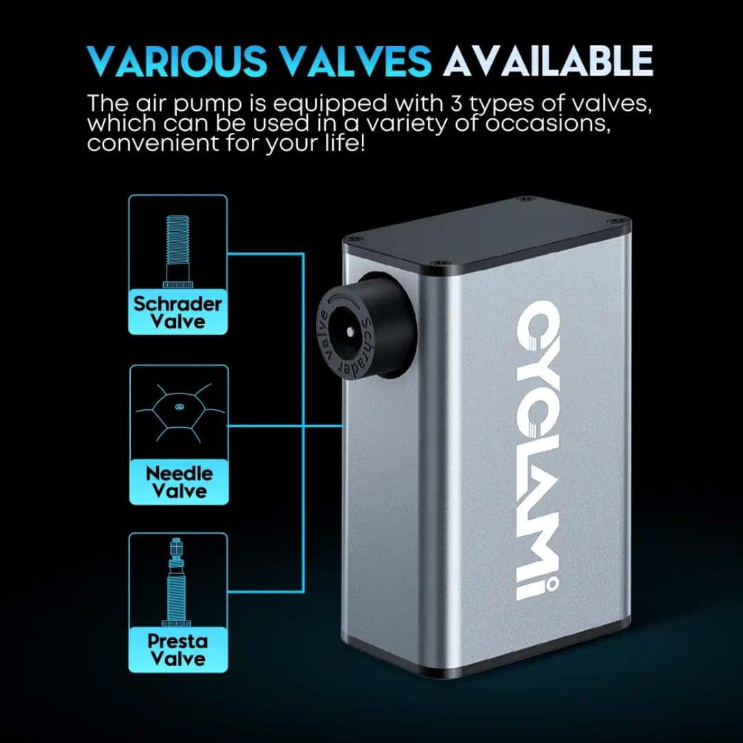 Cyclami A3 Max Mini Electric Bike Pump 150 PSI