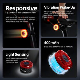Smart Bicycle CY120 Rear Light with Brake Sensing