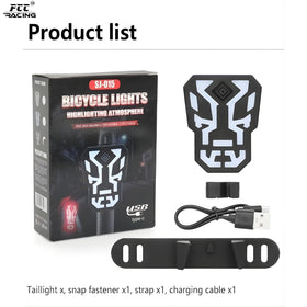 Bicycle Tail Light with Multiple Lighting Modes