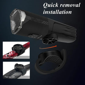 Cyclami X7 Smart Bicycle Front Light, 2600mAh USB Charging LED Headlight