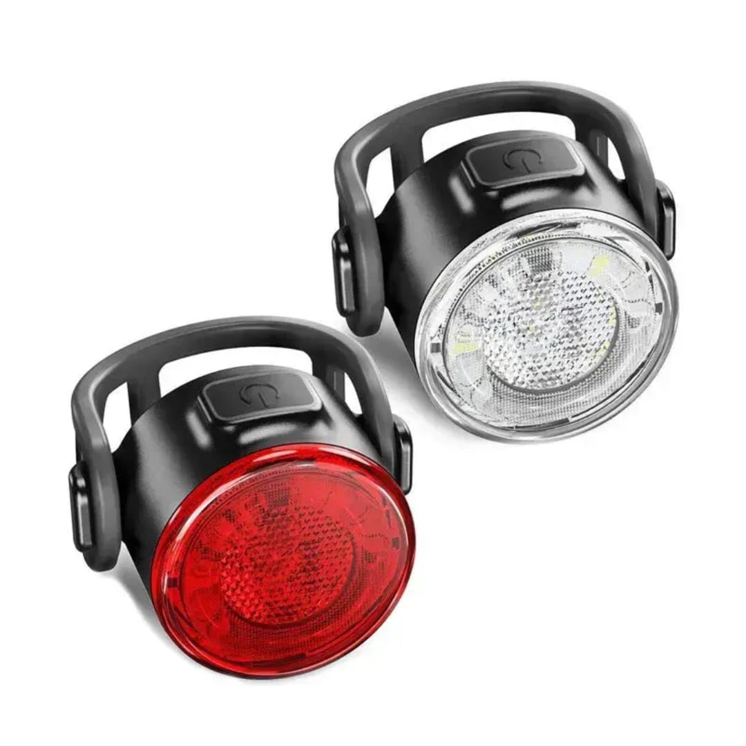 Q2 USB Rechargeable Bicycle Light Combo Front & Rear LED