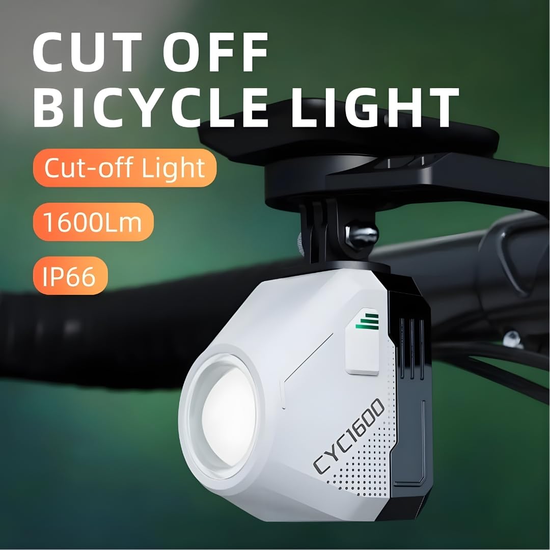 Cyclami 1600 Lumens Bicycle Headlight with Wireless Remote Control