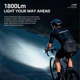 Cyclami 1800 Lumen USB Rechargeable Bicycle Front Light
