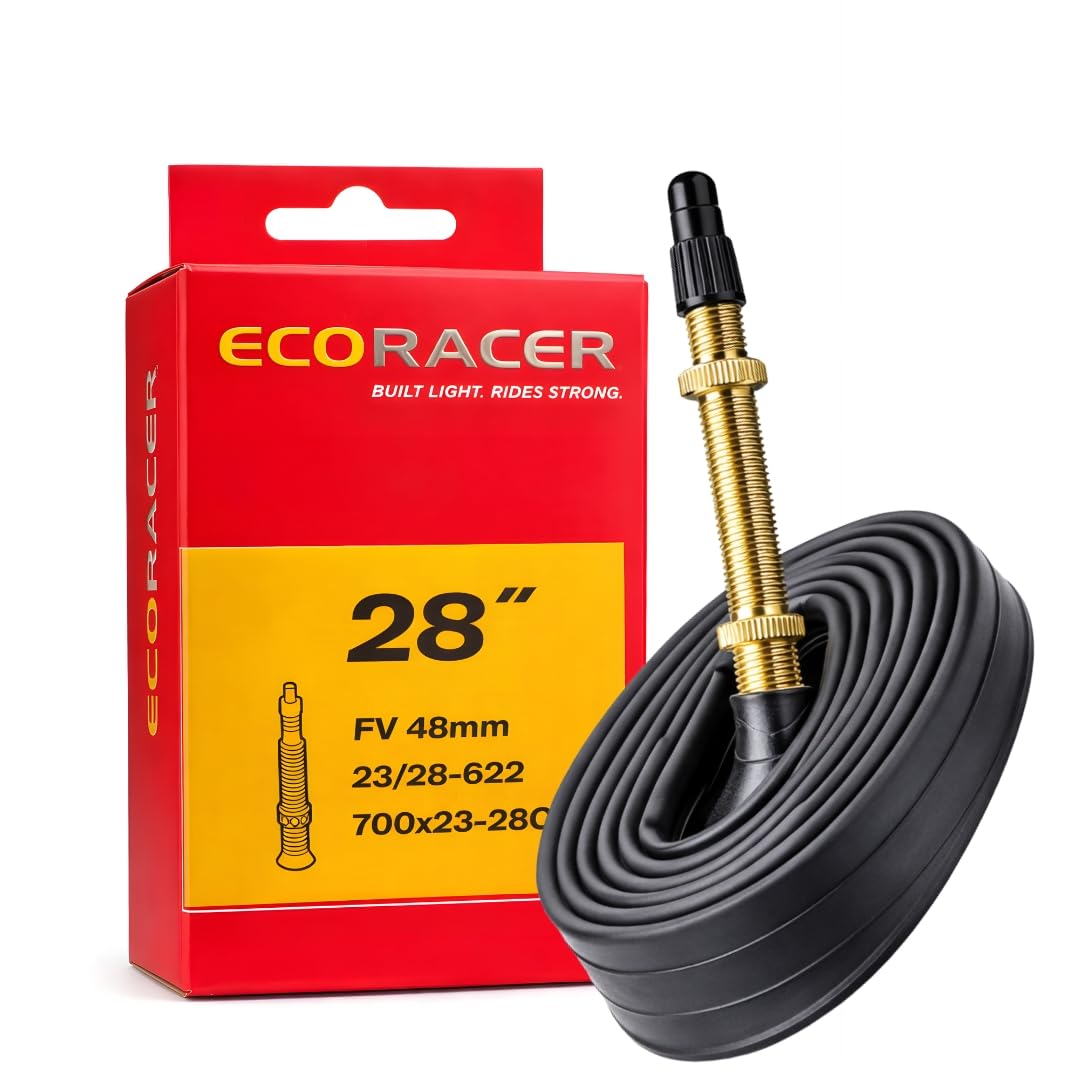 Ralson ECORACER Bicycle Tube 700x23-28C | Presta Valve 48mm, 60mm, 80mm