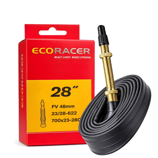 Ralson ECORACER Bicycle Tube 700x23-28C | Presta Valve 48mm, 60mm, 80mm