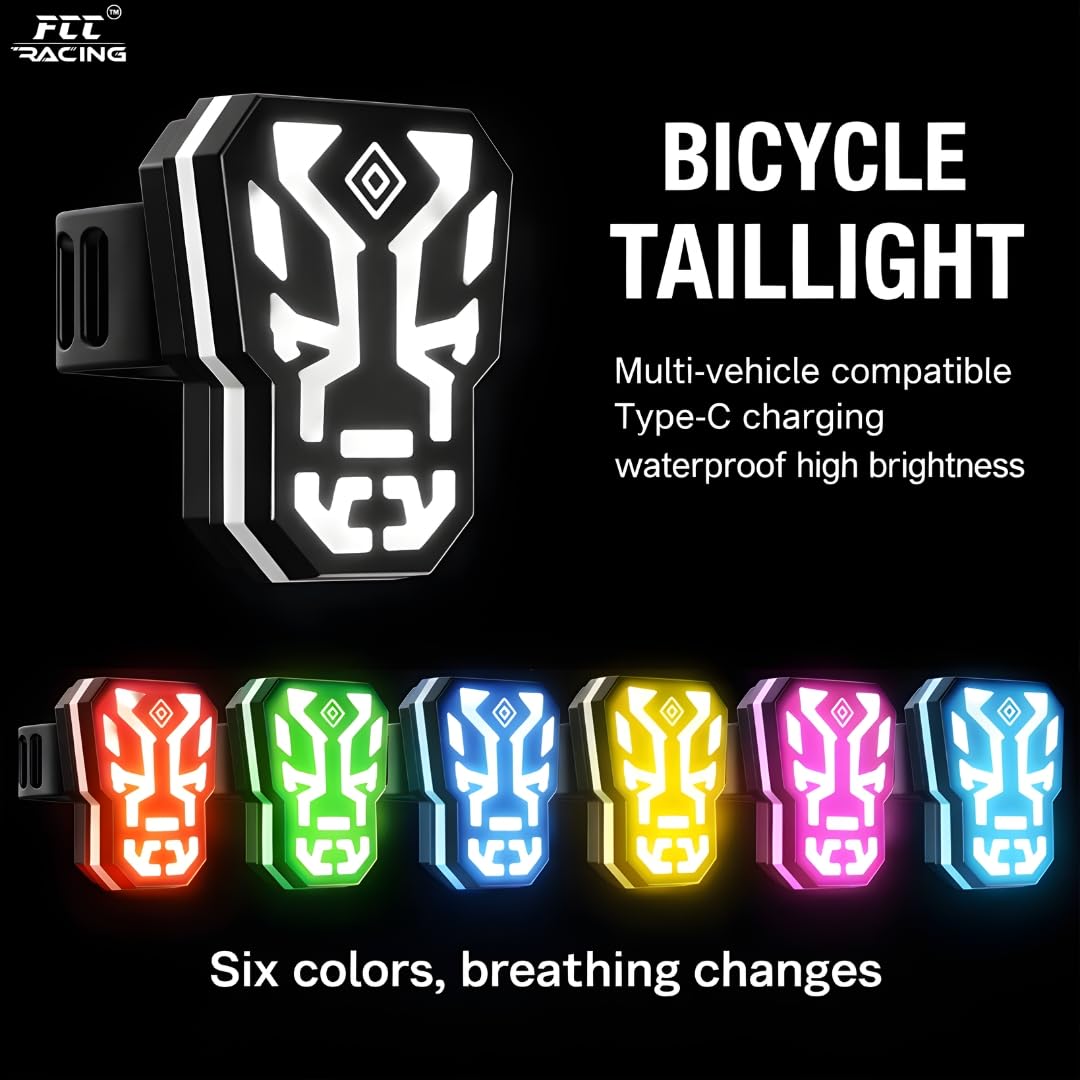 Bicycle Tail Light with Multiple Lighting Modes