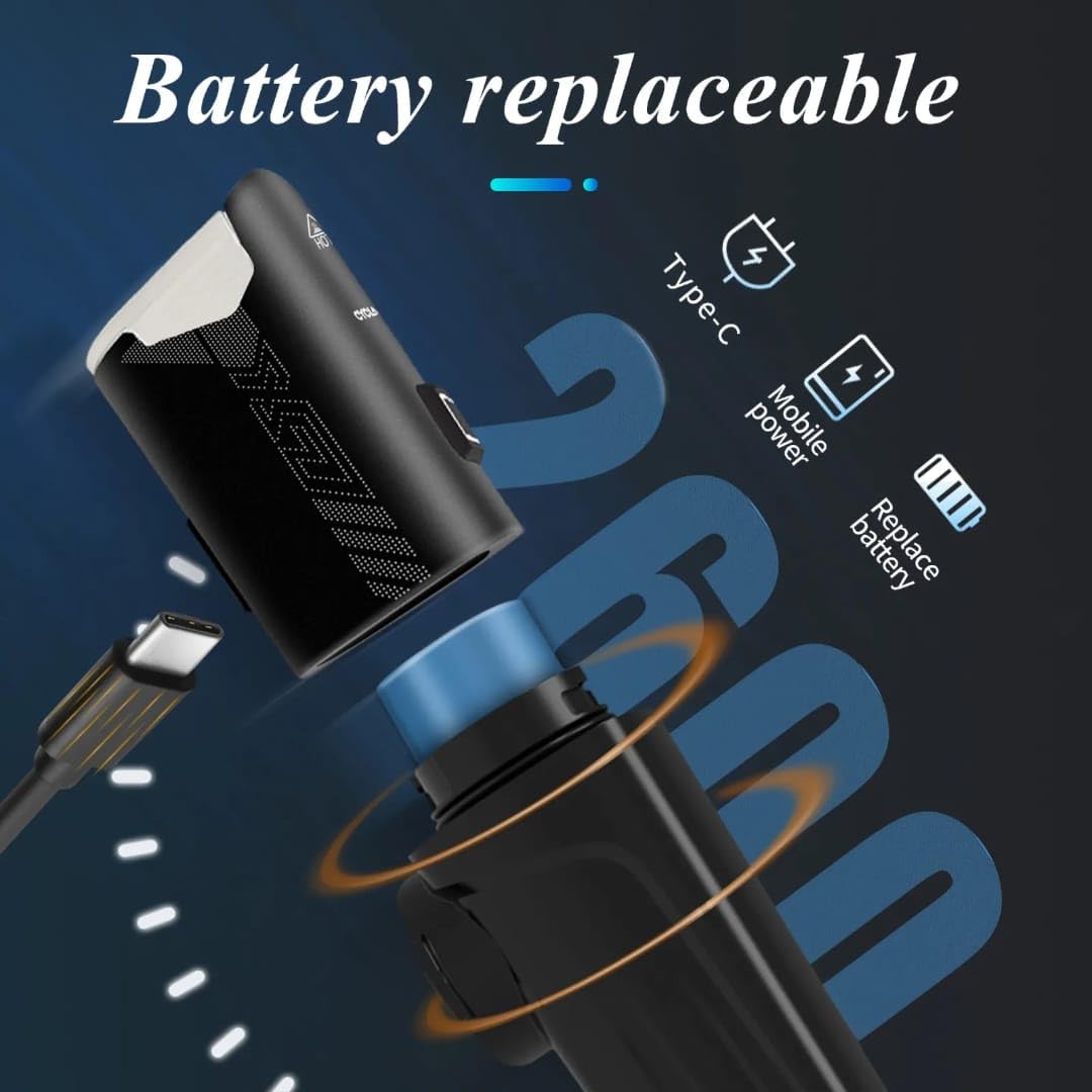 Cyclami X7 Smart Bicycle Front Light, 2600mAh USB Charging LED Headlight