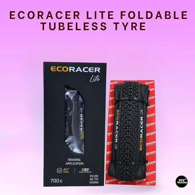 Ecoracer Lite 700C Foldable Tubeless-Ready Hybrid Bicycle Tyre
