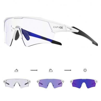 Kapvoe DreamChaser Wings Photochromic Sunglasses-Blue/White