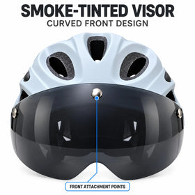 Adult Cycling Helmet with Detachable Goggle Helmet for Road, MTB