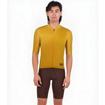 Santini Ready To Ride Unisex Jersey-Ochre