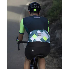 Santini Ironman VIS Jersey-Fluo Green