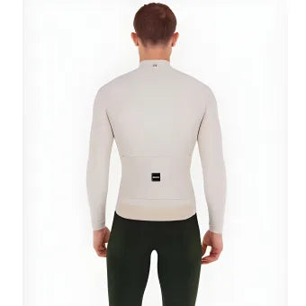 Santini Ready To Ride Unisex Long Sleeve Jersey-Cappuccino
