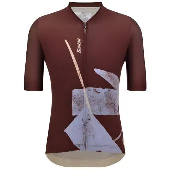 Santini Note Jersey-Chocolate