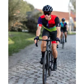 Santini TDF Paris Roubaix Enfer Du Nord Bibshorts-Black